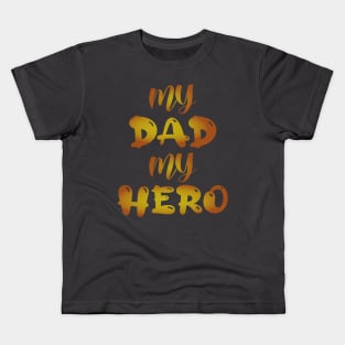 Best Dad In Town Kids Bubble Gum Design Kids T-Shirt